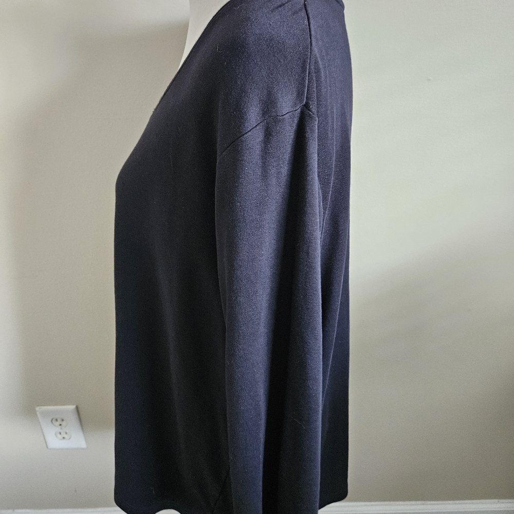 Kim Rodgers Black Long Sleeve Knit Top Size 3X - Picture 10 of 11